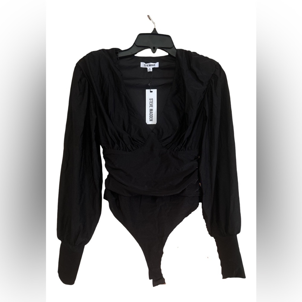☀️Steve Madden Black Bodysuit